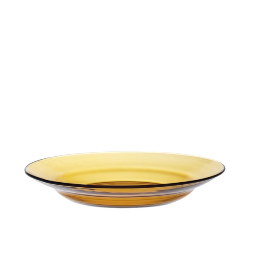Tiefer Glasteller 23 cm, Hell Bernstein - Duralex