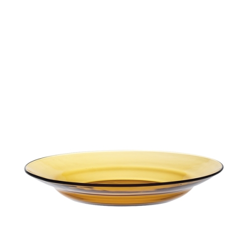 Tiefer Glasteller 23 cm, Hell Bernstein - Duralex
