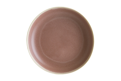 Tiefer Teller 22 cm, Rosa Topf - Bonna