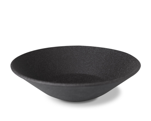 Tiefer Teller Raw no 9, 27 cm, Schwarz - Benedikt