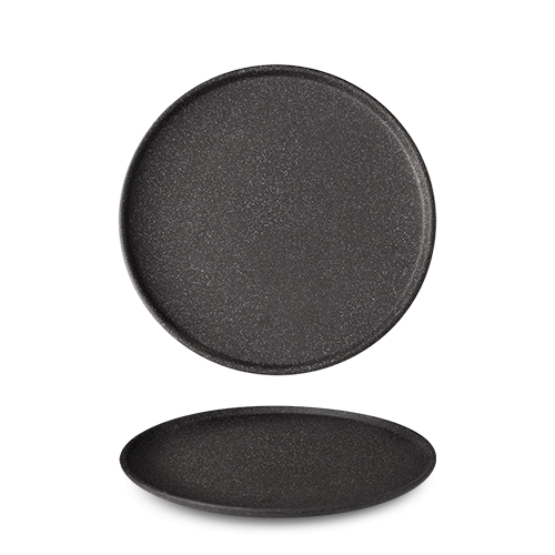 Teller Raw Nr. 9, 20 cm, Schwarz - Benedikt
