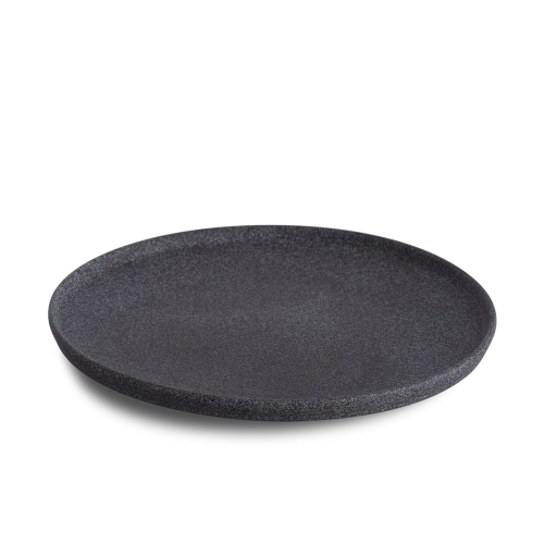 Teller Raw Nr. 4, 23 cm, Dunkelgrau - Benedikt