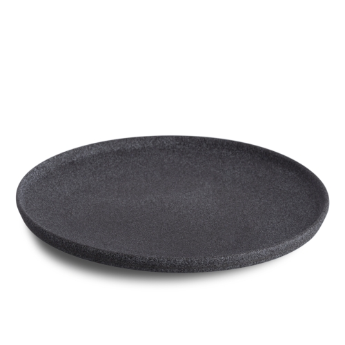 Teller Raw Nr. 4, 26 cm, Dunkelgrau - Benedikt