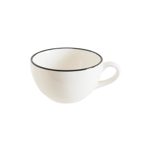 Kaffeetasse 23 cl, Rita Linea Schwarz - Bonna