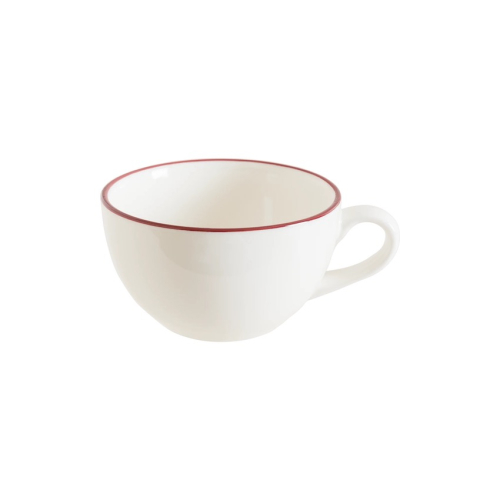 Kaffeetasse 23 cl, Rita Linea Burgund - Bonna