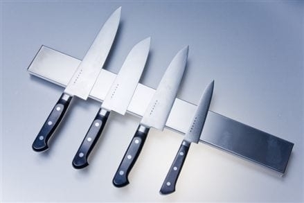 Messerhalter aus Edelstahl, 75 cm - Satake