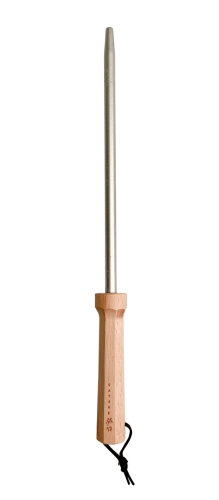 Diamantschärfer mit Holzgriff, 23 cm - Satake