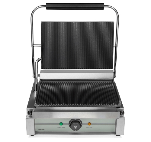 Panini-Klemmgrill, gerippt - Exxent