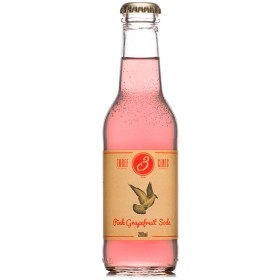 Pink Grapefruit Soda, 200 ml - Three Cents