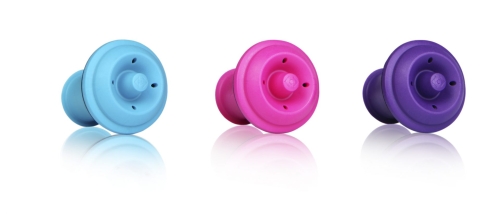 Wine Stoppers in verschiedenen Farben, 3er-Pack - Vacuvin