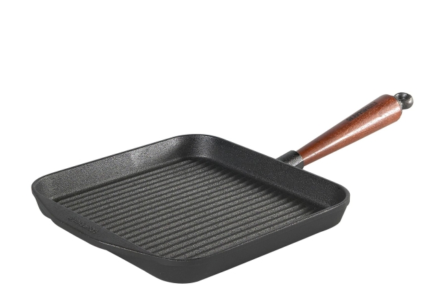 Grillpfanne 25 x 25 cm, Holzgriff - Skeppshult