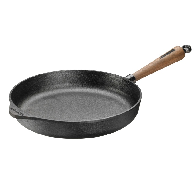 Frittierpfanne, Walnussgriff, 28 cm - Skeppshult