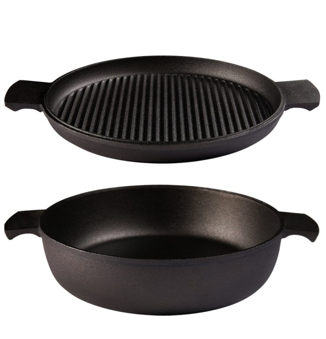 Sautépfanne + Grillpfanne, 27cm - Skeppshult