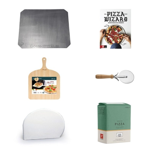 Starter-Kit für Pizza, Gourmet-Stahl mit Zubehör