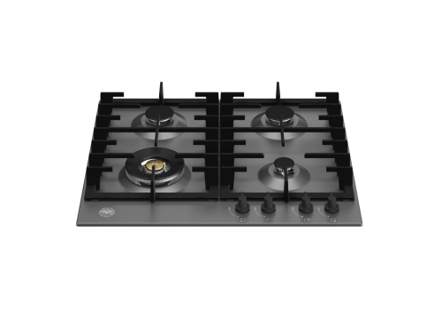 Gas-Kochfeld Modern, 60 cm, Mattschwarz - Bertazzoni
