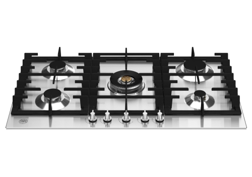 Gas-Kochfeld Modern, 90 cm, Edelstahl - Bertazzoni