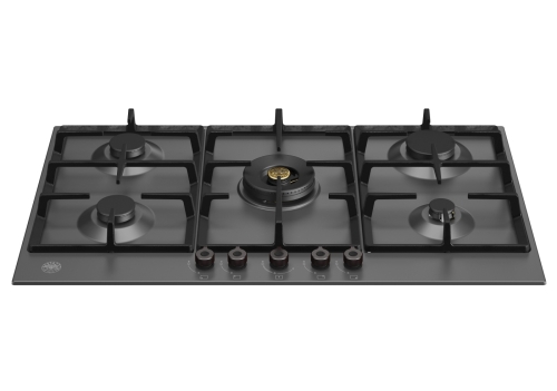 Mattschwarzes Gaskochfeld, 90 cm, Professional - Bertazzoni