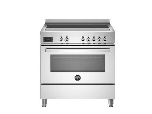 Induktionskochfeld Professional, 90 cm, 5 Zonen, Einzelbackofen, Edelstahl - Bertazzoni