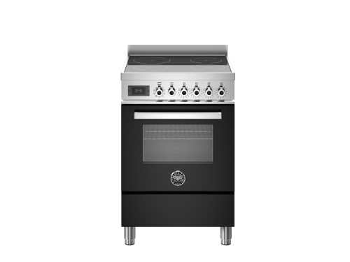 Induktionskochfeld Professional, 60 cm, 4 Zonen, Einzelbackofen, Schwarz - Bertazzoni