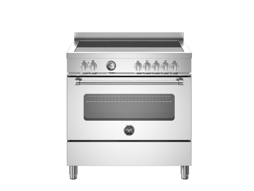 Induktionskochfeld Master, 90 cm, 5 Zonen, Einzelbackofen, Edelstahl - Bertazzoni