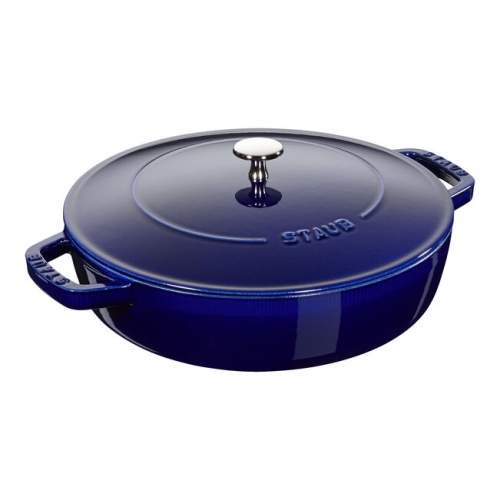 Schmorpfanne, Chistera, Blau - Staub - 28 cm