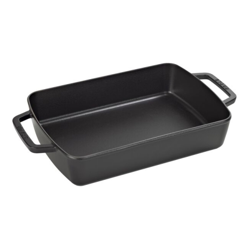 Ofenform aus Gusseisen, 30x20 cm, schwarz - Staub