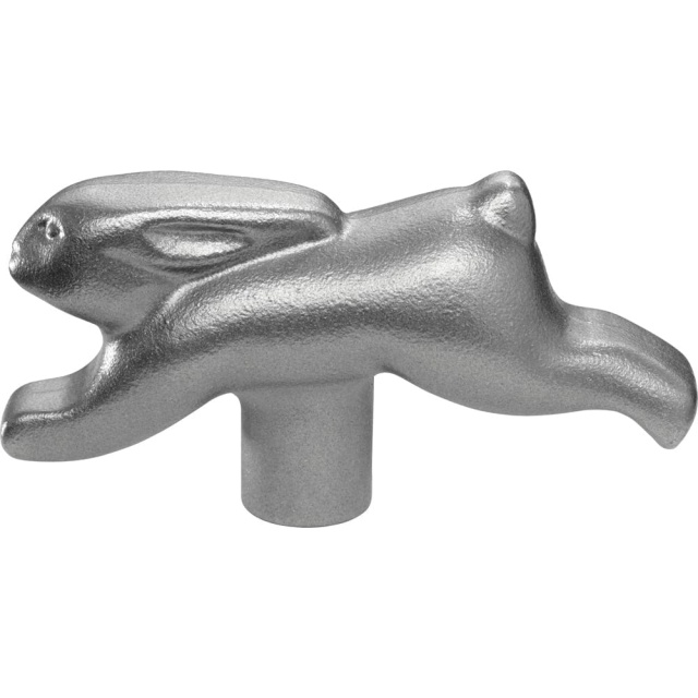 Metallknopf für Gusseisenpfanne von Staub - verschiedene Figuren - Hase