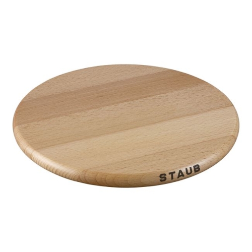 Magnetischer Untersetzer aus Buche - Staub - 23 cm