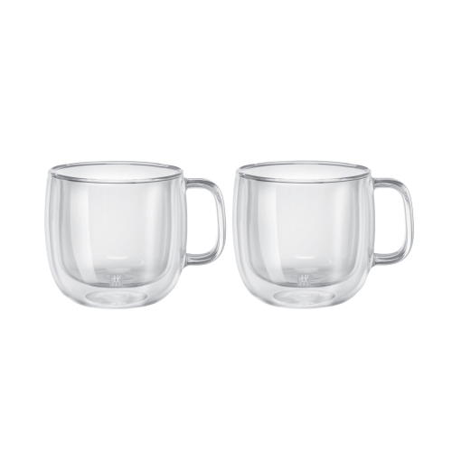 Cappuccino-Tasse/Teetasse in Doppelwandglas, 2-Pack, Sorrento - Zwilling
