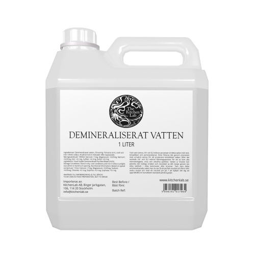 Demineralisiert Wasser - The Kitchen Lab - 1 L