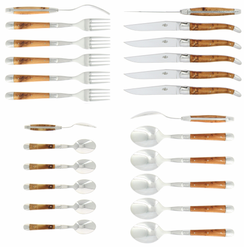 Besteckset 05, Griff aus En, poliert, Tradition - Forge de Laguiole