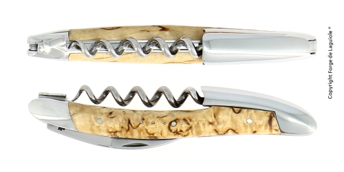 Sommeliermesser aus Birke, poliert, Tradition - Forge de Laguiole