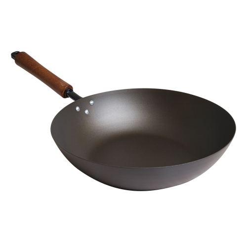 Stir-Fry-Pfanne aus Kohlenstoffstahl, eingebrannt - Joyce Chen