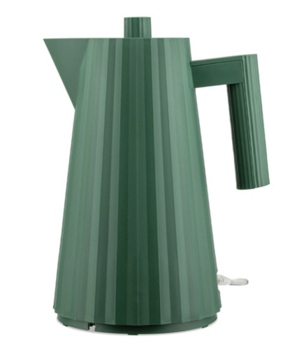 Wasserkocher, Plissé, Grün - 1,7 Liter - Alessi