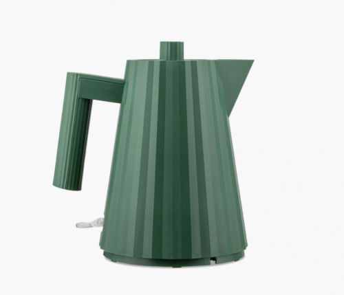 Wasserkocher, Plissé, Grün - 1 Liter - Alessi