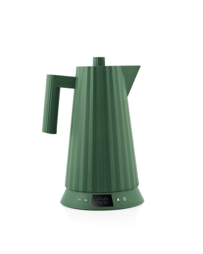 Wasserkocher mit Temperaturregelung, Plissé, Grün - Alessi