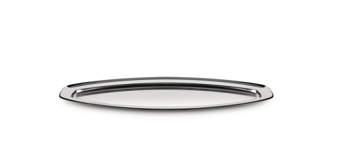 Fischplatte aus Edelstahl, 55 cm - Alessi