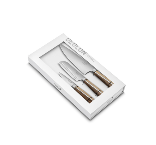Messerset, 3-teilig, High Woods - Déglon