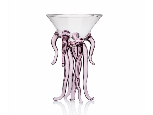 Glasbecher, Medusa, rosa, 20 cl - 100% Chef