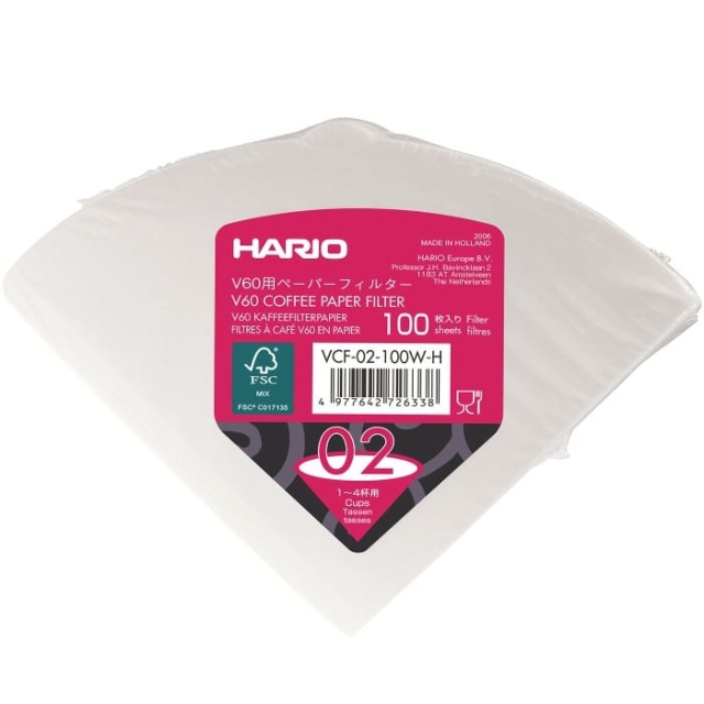 V60 Filter 02, 100 Stück - Hario