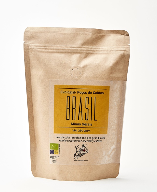 Brasil Minas Gerais Eko einfacher Espresso, 250 g - Piansa