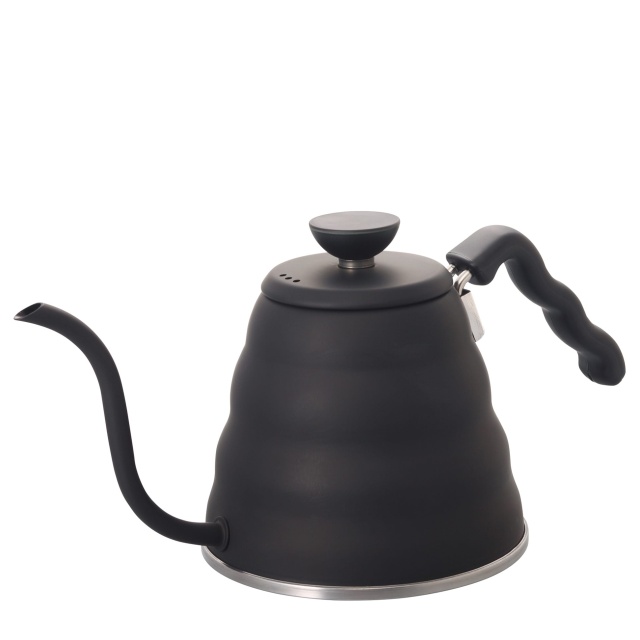 Hario Buono Wasserkocher, Schwarz - Kanne für handgebrühten Kaffee