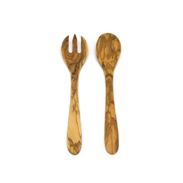 Salatbesteck, 30 cm, Olivenholz - Heirol