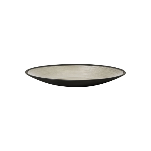 Servierplatte aus mundgeblasenem Glas, 25 cm, Schwarz - Rosenthal