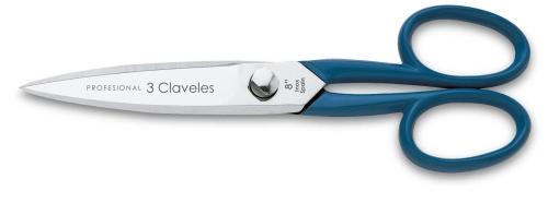 Meister-Küchenschere mit blauem Griff - 3 Claveles