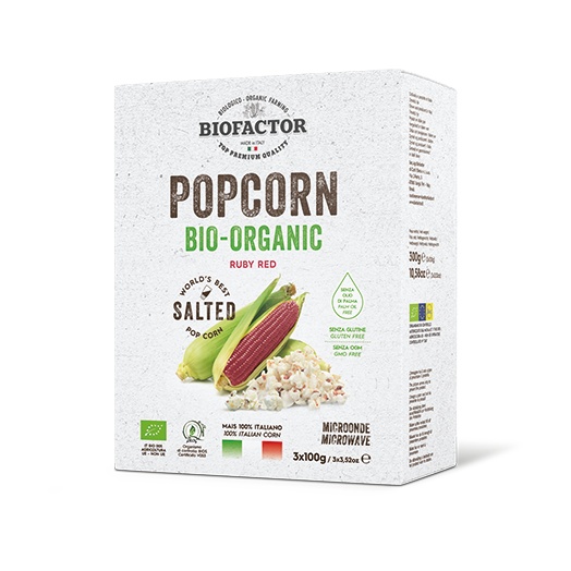 Rote Popcornkerne, Bio, 500 Gramm