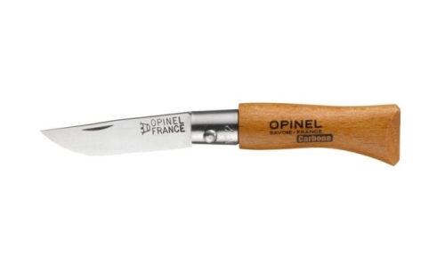 Klappmesser aus Edelstahl, Holzgriff - Opinel