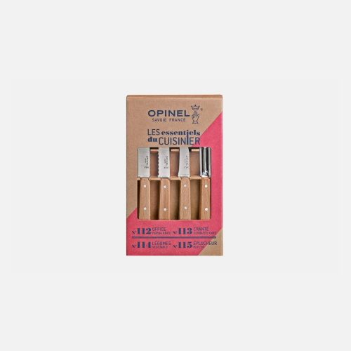 Vierteiliges Messerset, Natur, Essentials - Opinel