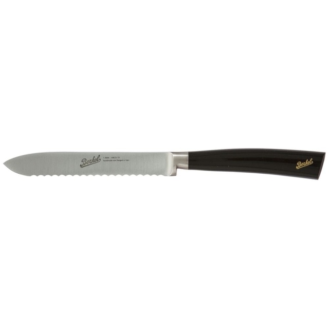 Allzweckmesser, 12 cm, Elegance Glossy Black - Berkel
