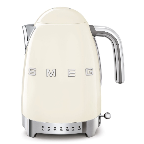 Wasserkocher mit Temperaturregelung, Creme - Smeg